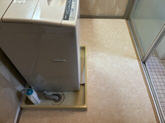 洗面室床修繕工事
